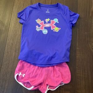 Under Armour short and shirt